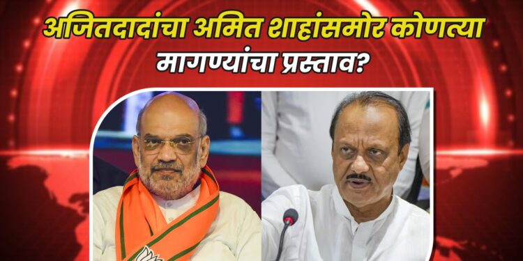 अजितदादांचा अमित शाहांसमोर कोणत्या मागण्यांचा प्रस्ताव?